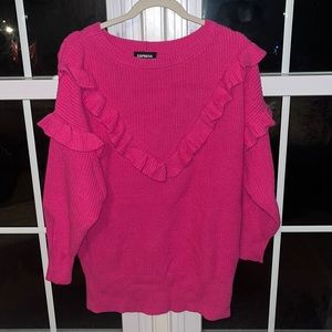 pink sweater
